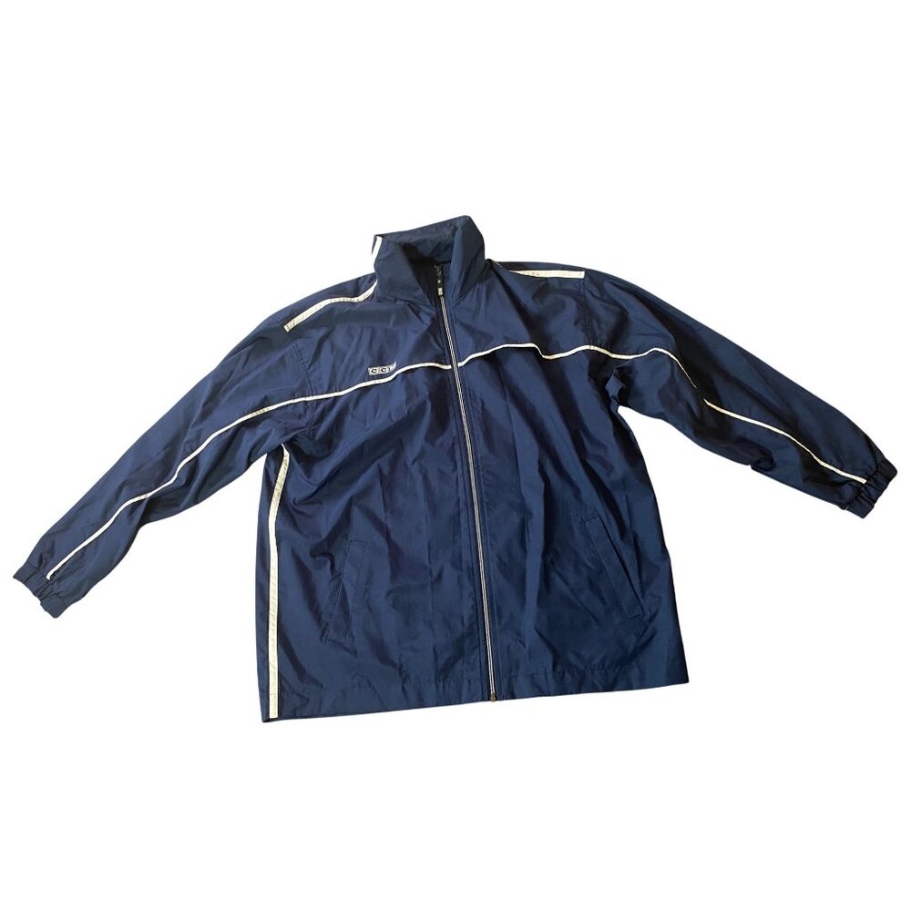 NWT CCM Youth Pro Jacket Navy/White Lightweight Windbreaker XL